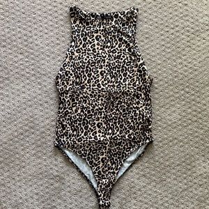 Zara Leopard Print Body Suit
